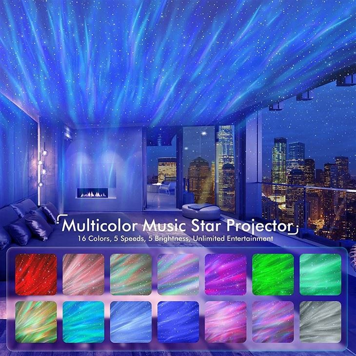 LED Galaxy Light Aurora Star Projector factory