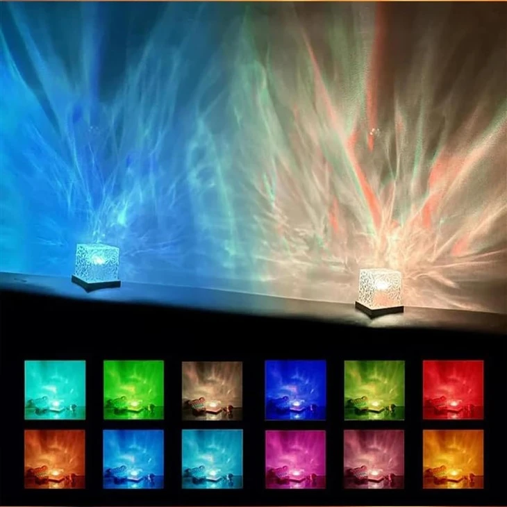 Water Ripple LED Cube Lamp best